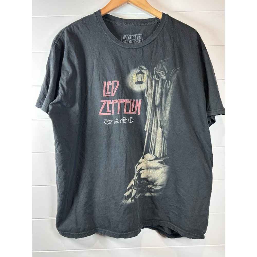 Led‎ Zeppelin Hermit TShirt 2XL Black Graphic Tee Official Licensed Band Merch
